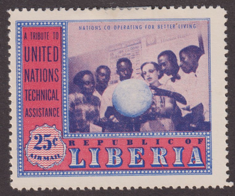 Liberia C81 United Nations Technical Assistance 1954