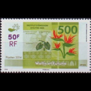 WALLIS & FUTUNA 2014 - Scott# 737 New Banknotes 50f NH