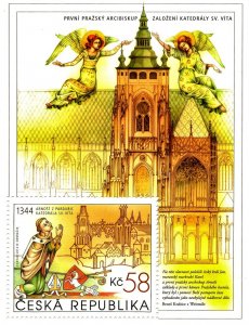 Czech Republic 2014 MNH Stamps Souvenir Sheet Scott 3615 Cathedral Saint Vitus