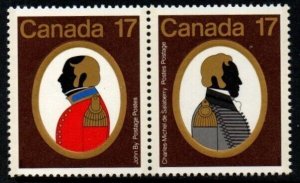 CANADA SG942/3 1977 FAMOUS CANADIANS MNH