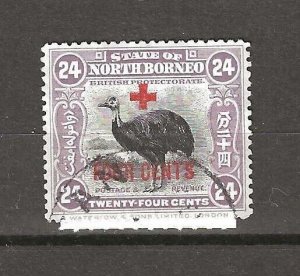 NORTH BORNEO 1918 SG 245 USED Cat £24