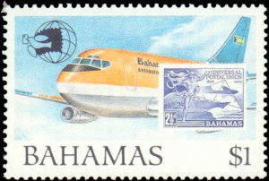 Bahamas #683-686, Complete Set(4), 1989, Stamp Show, Never Hinged