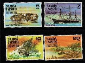 SAMOA SG341/4 1970 GREAT APIA HURRICANE OF 1889 USED