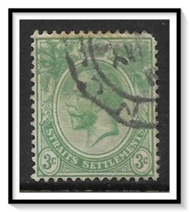 Straits Settlements #182 KG V Used