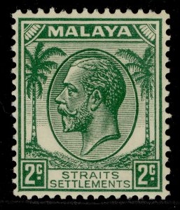 MALAYSIA - Straits Settlements GVI SG261, 2c green, M MINT.