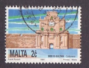 Malta  #784  used   1991 tourism  2c