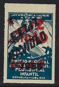 Cuba LABEL/CINDERELLA TYPE IV W504-1