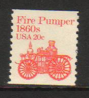 #1908 MNH 20c Fire Pumper 1981-84 coils Series
