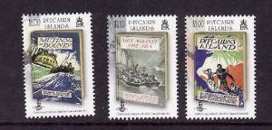 Pitcairn Is.-Sc#748-50-unused NH  set-Books in the Bounty Trilogy-2013-