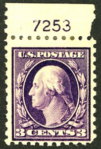 U.S. #464 MINT PL# SINGLE OG HR