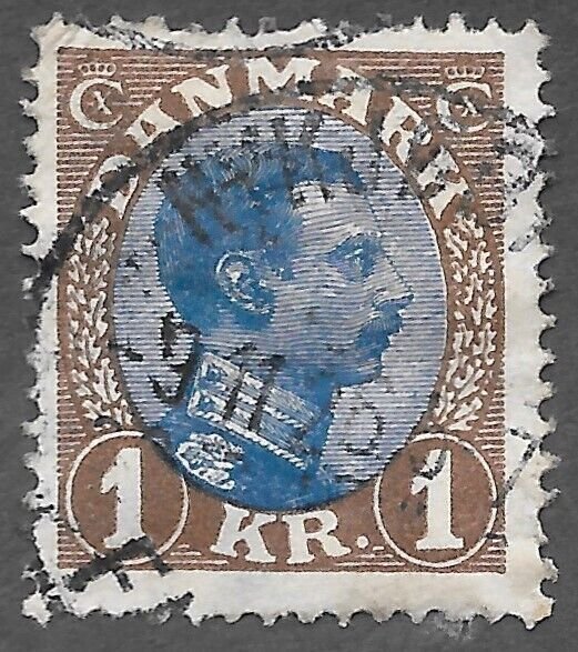Denmark (1925) - Scott # 129,   Used