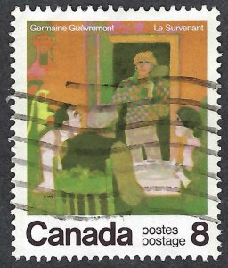 Canada #696 8¢ Germaine Guevremont (1976). Used.