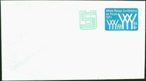 1971 Sc. U562 surcharged stamped envelope