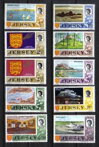 Jersey  1970  MNH  defenitives decimal currency  2 scans