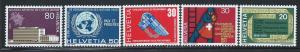 SWITZERLAND SC# 510-14 VF/MNH 1970