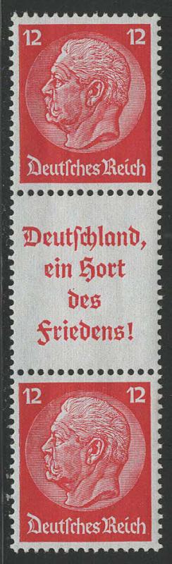 Germany Scott # 422 (2), label A10, mint nh, se-tenant, Mi# S146