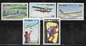 Cuba 1925-1929 10th Civil Aeronautic Institute set MNH