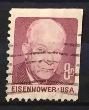 US #1395 Used F/VF - Eisenhower 8 cent