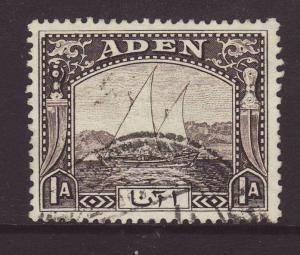 1937 Aden 1 Anna Dhow Fine Used