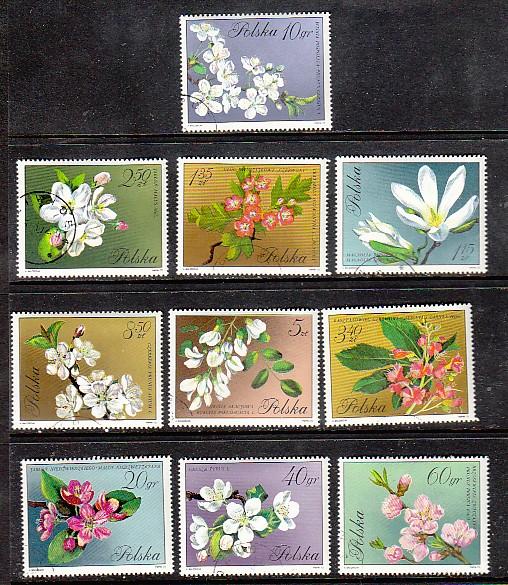Poland Flowers 1860-1869 CTO  VF