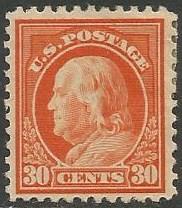 U.S. Scott #516 30-Cent Franklin Stamp - Mint Single