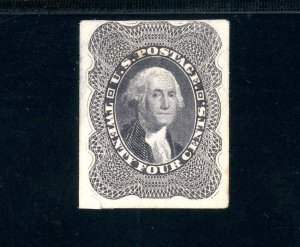 USAstamps Unused VF US 1847 Plate Proof on India Scott 37p3 SCV $1250