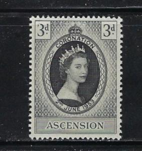 Ascension 61 Lightly Hinged 1953 QEII Coronation