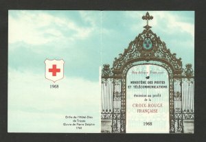 FRANCE - MNH - BOOKLET - RED CROSS - 1968.