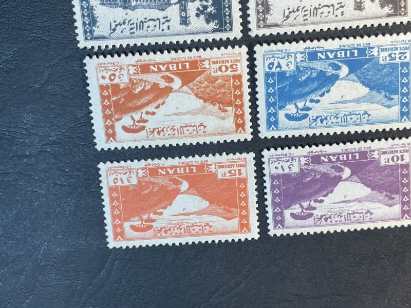 LEBANON # C119-C128--MINT NEVER/HINGED---COMPLETE SET---AIR-MAIL---1947