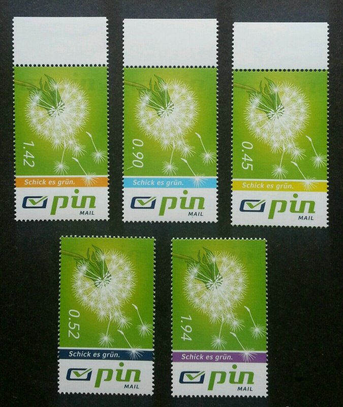Germany Private Post PIN Mail 2012 Flower Flora Plant (stamp) MNH