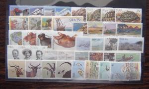 South West Africa 1979 1983 sets Birds Lobster Salt Tortoises Antelopes etc MNH