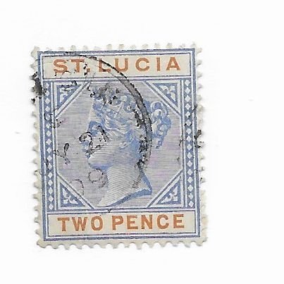 St. Lucia #30 Used - Stamp - CAT VALUE $1.25