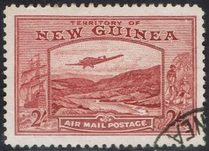 NEW GUINEA 1939 BULOLO AIRMAIL 2/- USED