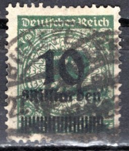 Germany; 1923: Sc. # 315:  Used Single Stamp