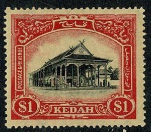 Malaya Kedah #42 MH $1 house