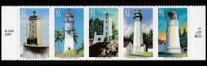 # 4146-4150 MINT NEVER HINGED ( MNH ) DIAMOND HEAD LIGHTHOUSE