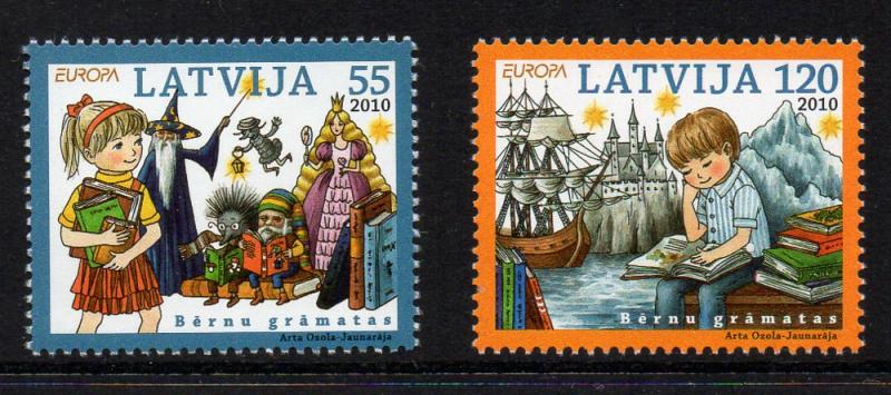 Latvia Sc 758-9 2010 Europa stamp set mint NH