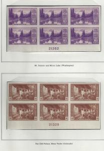 U.S. 756-765 National Parks PBlks/6 NGAI SCV$274.25 (FP-5)