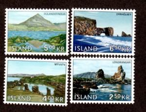 Iceland # 380-383 Mint NH!