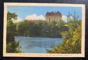 1944 Canadian Military PO Picture Postcard Cover To Montreal Canada