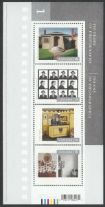 150th PHOTOGRAPHY -1 = Souvenir Sheet of 4 MNH Canada 2013 #2627