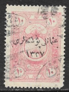 TURKEY IN ASIA 1921 10pa Overprinted Revenue for Postal Use Sc 49 VFU