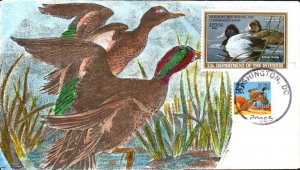 #RW56 Lesser Scaup Meissner FDC