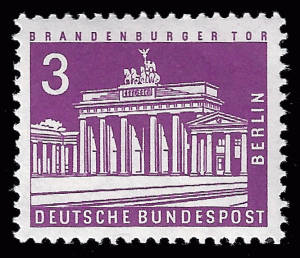 Germany, West Berlin 1963 Sc 9N120A MNH Brandenberg Gate