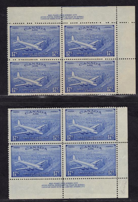 $Canada Sc#CE1+CE2+CE3+CE4 M/NH/VF-XF, Plate blocks, Cv. $112.50 