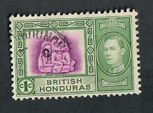 British Honduras #115 used single