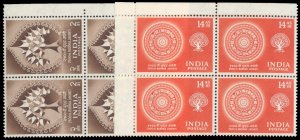 India #272-273 Cat$60, 1956 2500th Anniversary of the Birth of Buddha, set of...