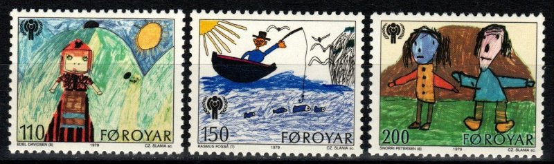 Faroe Islands #45-7  MNH  (SU8476)