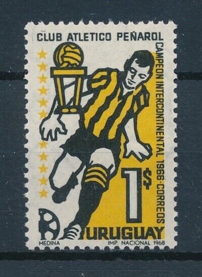 [110917] Uruguay 1968 Sport football soccer CA Pe�arol  MNH