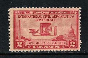 United States Sc. # 649  mint lightly hinged